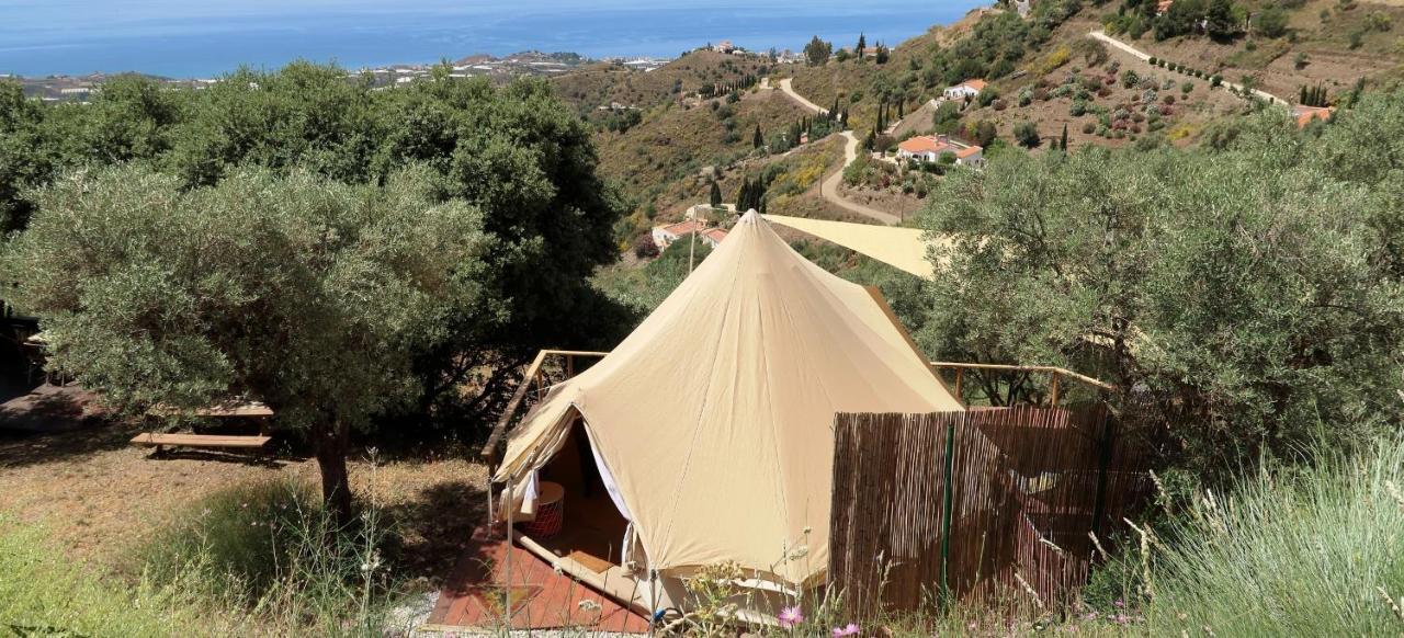 Campo Agave Luxury Tents Sayalonga Zewnętrze zdjęcie